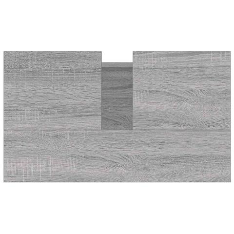 Mobile Da Bagno Grigio Sonoma 58x33x60 Cm In Legno Multistrato - Foto 2