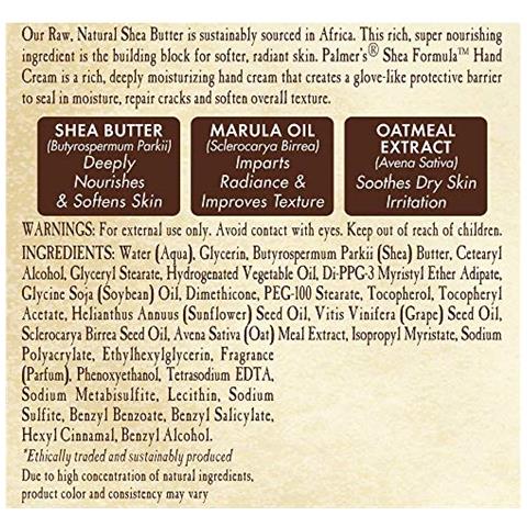 Crema Per Le Mani Al Karitè Crudo Palmers Shea Formula Con Vitamina E, 21 Once - Foto 2