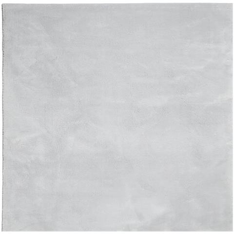 Tappeto A Pelo Corto Huarte Morbido E Lavabile Grigio 240x240cm - Foto 1