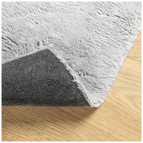 Tappeto A Pelo Corto Huarte Morbido E Lavabile Grigio 240x240cm - Foto 9