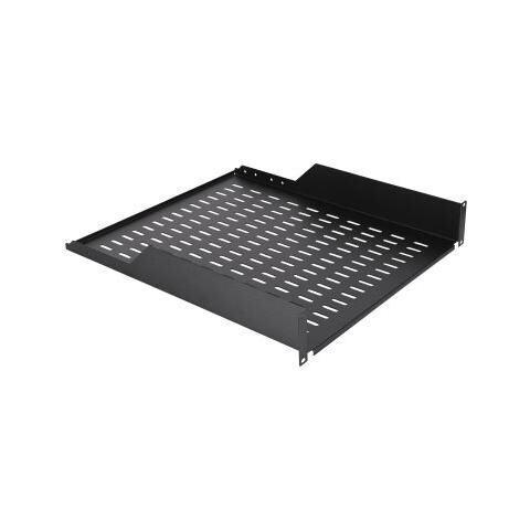 LOGON RAS215BL, Mensola per scaffale, Nero, 30 kg, 2U, 48,3 cm (19"), 486 mm - Foto 1