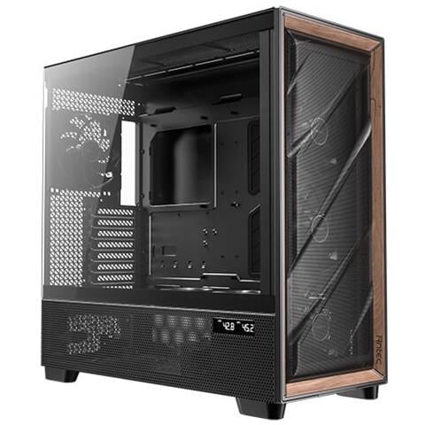 FLUX PRO EUV Full Tower Nero, Legno - Foto 1