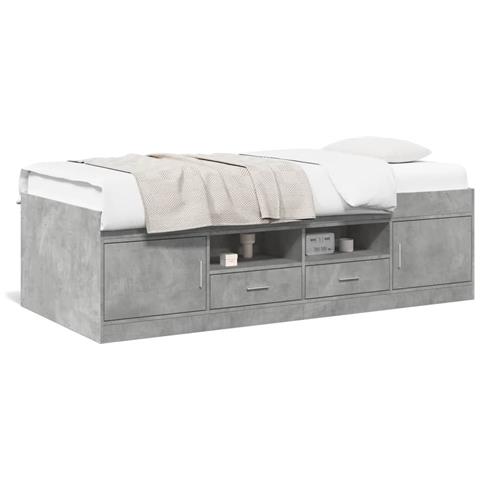 Divano Letto Con Cassetti Senza Materasso 100x200 Cm - Foto 2