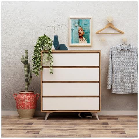 Lodz Mobile Da Ingresso In Stile Industriale Con Mensole E Ganci Per Cappotti - Foto 1