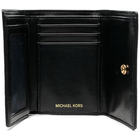Md Flap Trifold Wallet Portafoglio Pelle Di Mucca Accessori Donna Nero Eu One Size, 34f2g7pd8l-001 - Foto 3