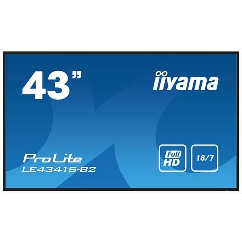 PROLITE LE4341S-B2 Pannello piatto per segnaletica digitale 108 cm (42.5") LCD 350 cd /m² Full HD Nero 18/7 - Foto 1