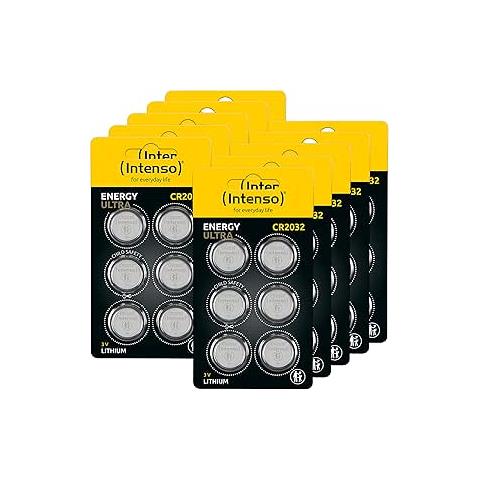 Intenso Batterie Cr 2032 Pack 60 Pz (10 X 6pz), Shipping Friendly Packaging - Foto 1