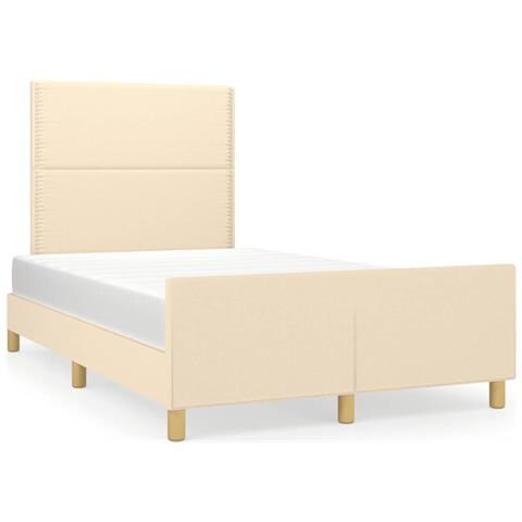 Giroletto Senza Materasso Crema 120x190cm In Tessuto - Foto 2