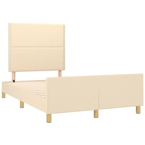 Giroletto Senza Materasso Crema 120x190cm In Tessuto - Foto 3