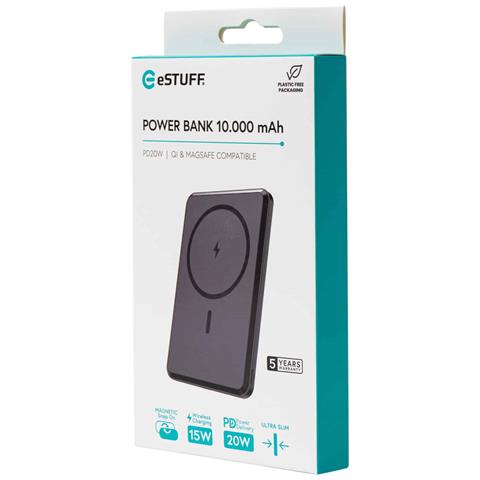 ES641101 batteria portatile 10000 mAh Carica wireless Nero - Foto 6