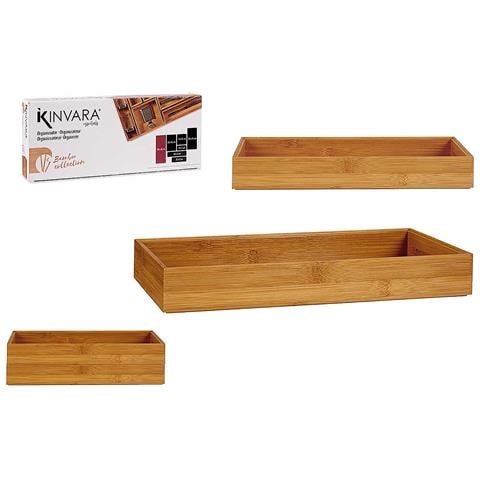 Organizzatore Impilabile In Bambù 38x15 Cm. - Foto 1