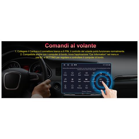 Autoradio 2 Din Per Opel Meriva, Corsa, Zafira, Vivaro, Antara Con Carplay, Android Auto, Wifi, Bluetooth, Gps, Comandi Al Volante (2+32gb) - Foto 2