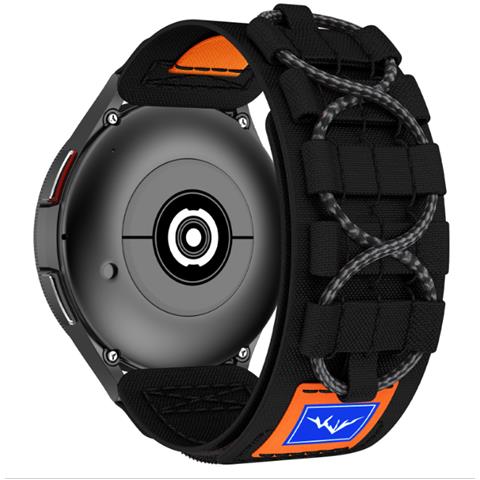 Cinturino In Nylon Per Samsung Galaxy Watch Black M - Foto 2