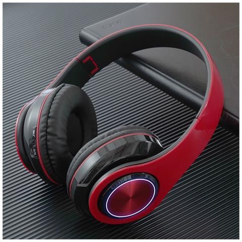 Cuffie Bluetooth Over-ear Rosso Vibrante B39 - Wireless - Foto 1