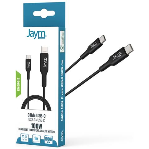 Cavo Di Ricarica E Sincronizzazione Da Usb-c A Usb-c Pd 3.0 100w 1m, Nero - Foto 5