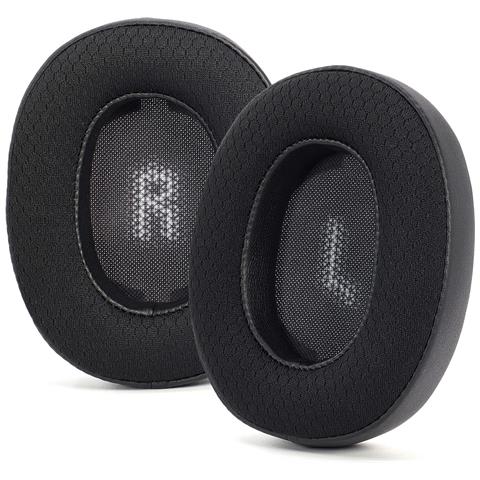 2 Cuscinetti Auricolari Di Ricambio - Pelle Proteica E Rete Da Calcio Per Cuffie Jbl E55bt - Foto 6