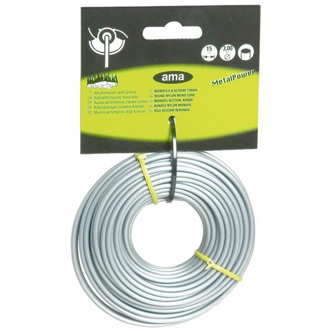 Filo Per Decespugliatore Metal Power Da 15m Sezione Tonda Ø 3,3mm - Foto 1