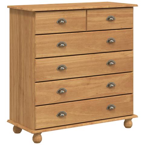 Cassettiera 'ASKIM'91x40x95.5 cm Legno Massello di Pino - Foto 1