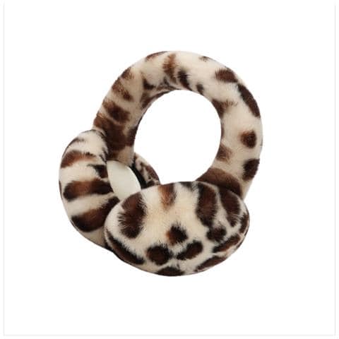 Paraorecchie Pieghevoli Antivento In Pile - Calore In Clima Freddo Beige - Foto 1