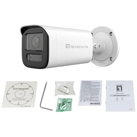 FCS-5222 telecamera di sorveglianza Pallottola (forma) Telecamera di sicurezza IP Interno e esterno 1920 x 1080 Pixel Parete - Foto 3