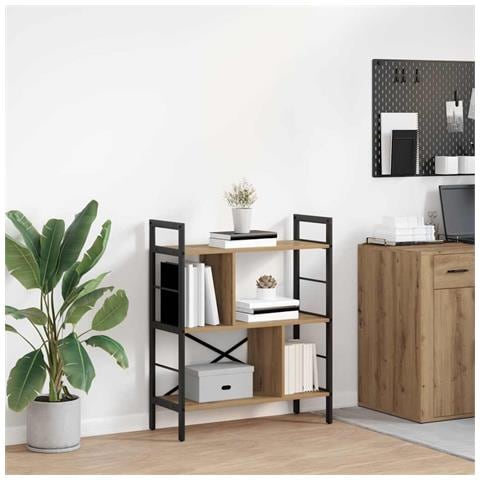 Libreria Rovere artigianale 75 x 30 x 91 cm Legno multistrato - Foto 2