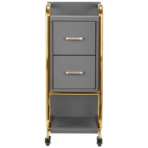 CARRELLO PARRUCCHIERE Solo oro-grigio - Foto 4