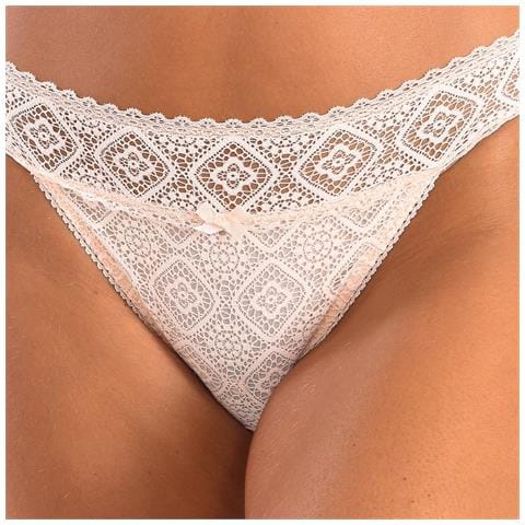 Slip Brasiliano In Pizzo Bk3113 Donna - Foto 3