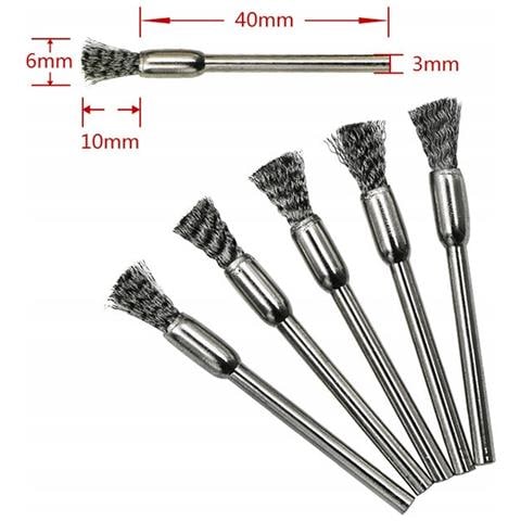 Set Di Spazzole Metalliche Per Trapano - 15 Pezzi | Pulizia Superfici Metalliche, Rimozione Ruggine E Vernice | Diverse Dimensioni Per Uso Universale - Foto 2