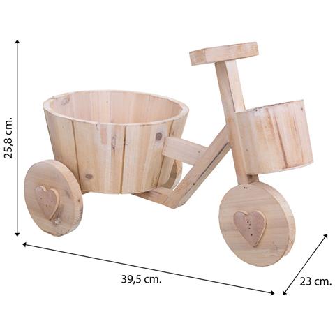 Fiorierabici Inlegnomarrone 39,5x23x25,8h - Foto 8