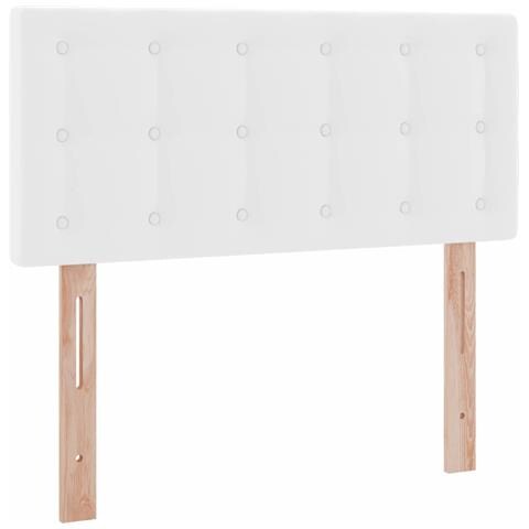 Letto con contenitore e materasso Bianco Puro 90 x 200 cm - Foto 9