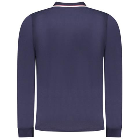 Polo a maniche lunghe da uomo, Norvegia 1963, blu - Colore: Blu, Taglia: M - Foto 2