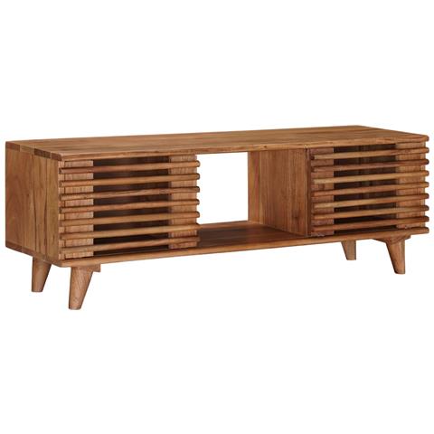 Mobile TV con archiviazione con porta Naturale 105 x 30 x 35 cm - Foto 1