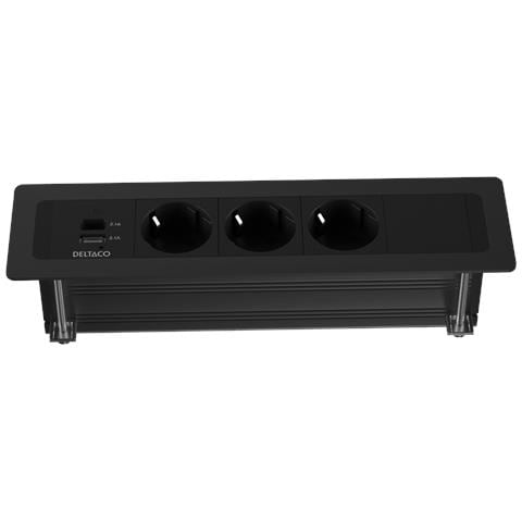 GT-1303 presa energia AC + USB A + USB C Nero - Foto 2