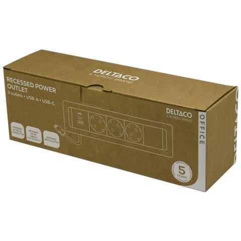 GT-1303 presa energia AC + USB A + USB C Nero - Foto 13