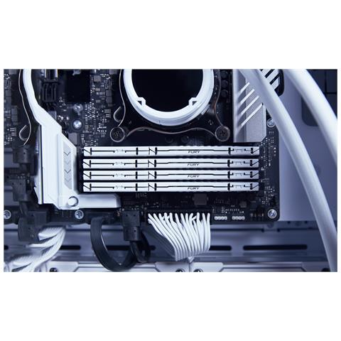 FURY Beast 32GB 6000MT /s DDR5 CL36 DIMM (Kit da 2) White EXPO - Foto 2