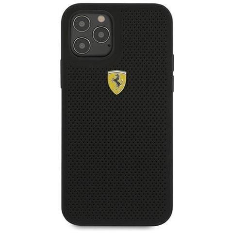 Ferrari Fespehcp12mbk Custodia Per Iphone 12/12 Pro 6,1 Nera /nera On Track Perforata - Foto 1