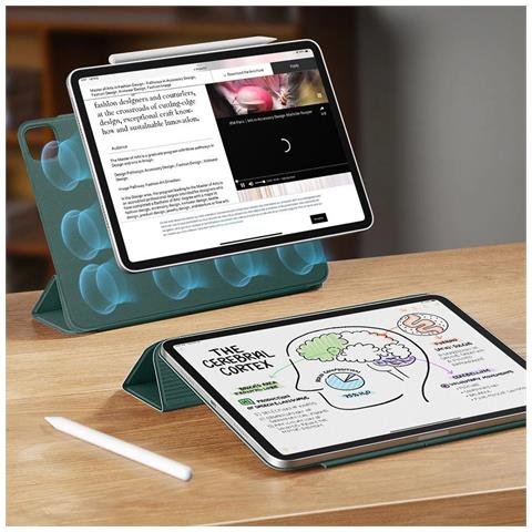 Custodia Magnetica Verde Per Ipad Con Supporto Esr Rebound 12.9-13 - Foto 2