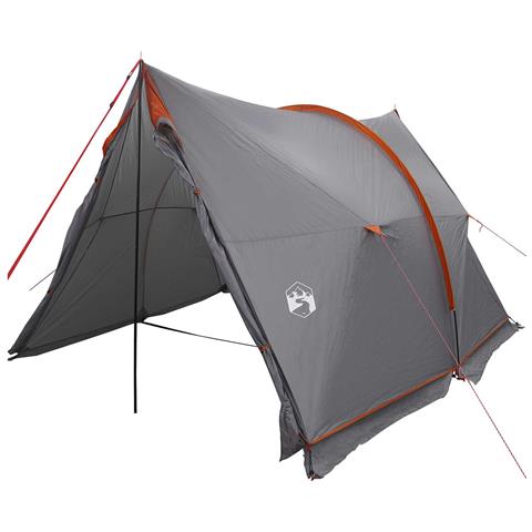 Tenda a baldacchino impermeabile Grigio e arancione - Foto 1