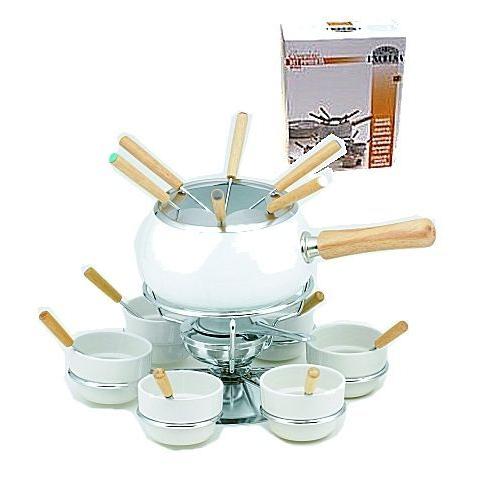 Servizio Fonduta 22 Pezzi Colore Bianca Smaltata - Linea Convivio - Foto 2