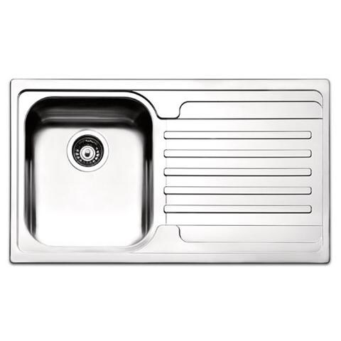 VE861ILAC Lavello da Incasso in Acciaio Inox 1 Vasca Dimensioni 86 x 50 cm Colore Inox - Foto 1