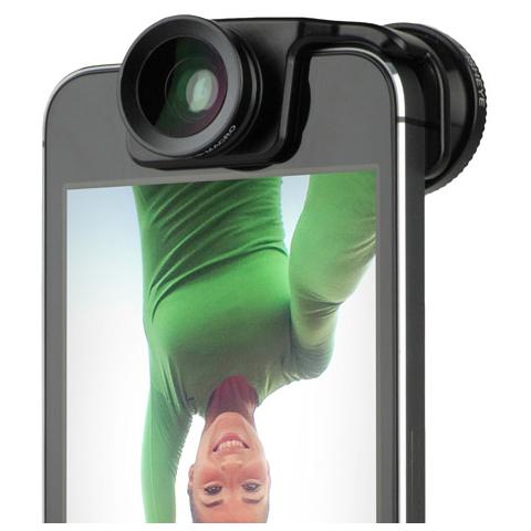 Ottica per Smartphone iPhone 5/5s Selfie 3-IN-1 colore Nero - Foto 2