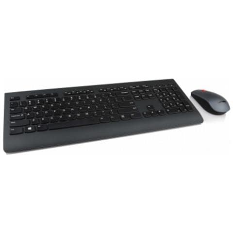 Tastiera USB + RF Wireless + Bluetooth 4X30H56828  (Layout Inglese) Colore Nero - Foto 1