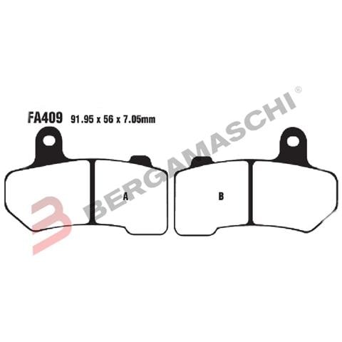 B1r R1340900 Pastiglie V H. d. vrscr Streetrod 06- Ant. Fa409v - Foto 1