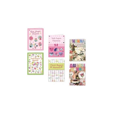 Cf12 Biglietti Auguri Mamma Assorti - Foto 2