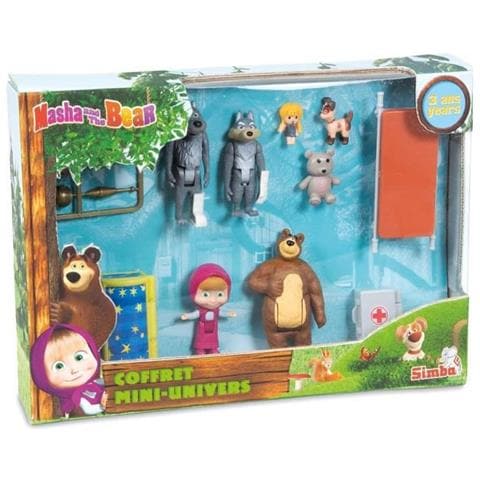 Simba Masha Michka E-mini Universo Box-7 Figurine, 109.301.048, Colorato - Foto 4