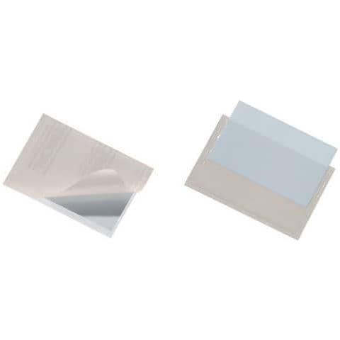 Portabiglietti Da Visita Adesivi Pocketfix® 5,7x9 Cm Trasparente Conf. 10 Pezzi - 809319 - Foto 1