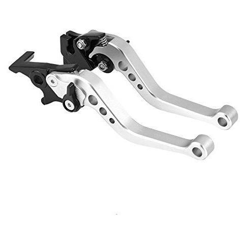 1 Paio Universale 78 Moto Frizione Leve Freno Impugnatura Freno A Tamburo Leva Maniglia 22mm (argento) - Foto 1