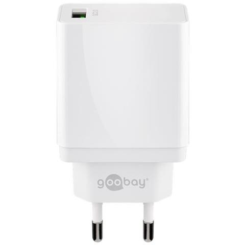 Caricatore Usb Quick Charger Qc3.0 (18w) Bianco - Foto 4