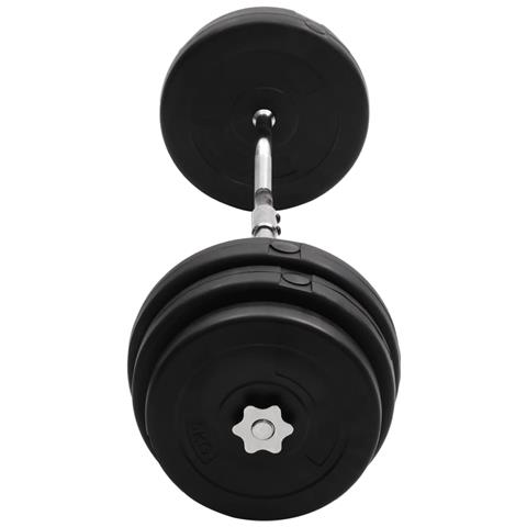 Bilanciere Curvo Con Dischi 90 Kg - Foto 6