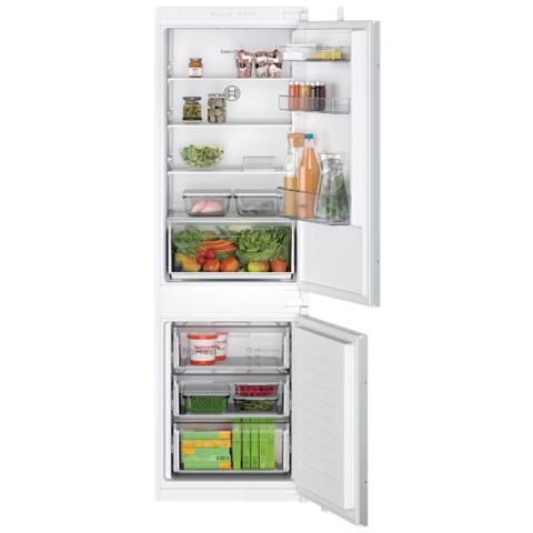 BOSCH Frigorifero Combinato da Incasso KIN865SF0 Eco Airflow Control Classe F Capacità Netta 260 Litri